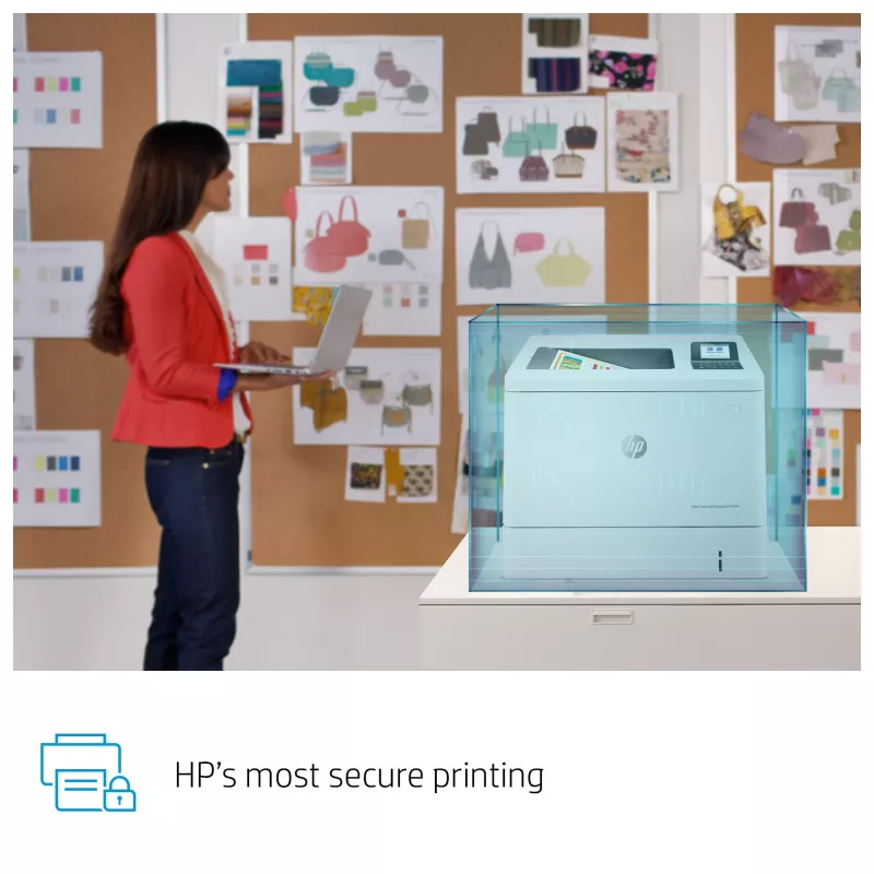 HP Color LaserJet Enterprise M554dn Impresora, láser, color, 1200 x 1200 DPI, A4, 33 ppm, impresión a doble cara
