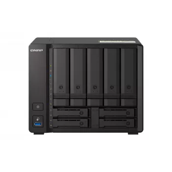 QNAP TS-H973AX NAS Torre Ryzen Embedded V1500B 32 GB DDR4 0 TB QuTS hero Black