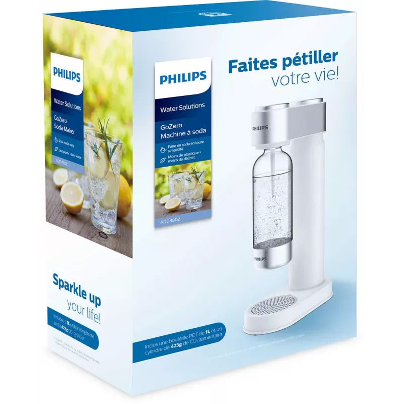 Philips ADD4902WH/10 Carbonatador plástico blanco