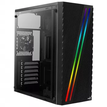Aerocool Streak Semitorre negra