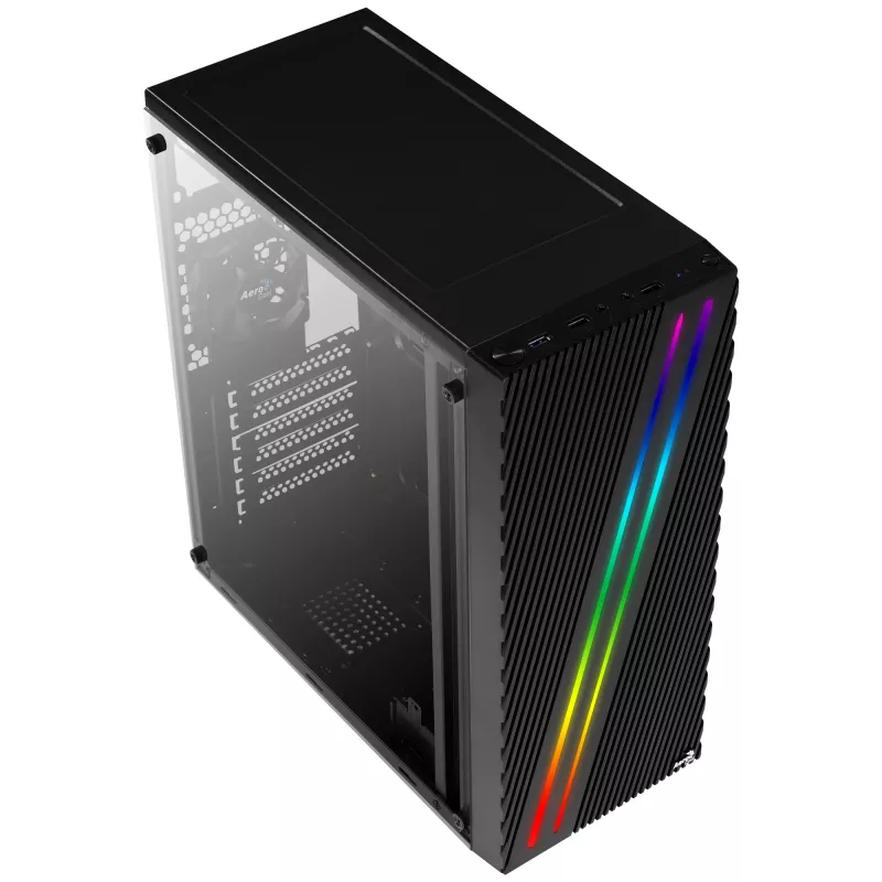 Aerocool Streak Semitorre negra