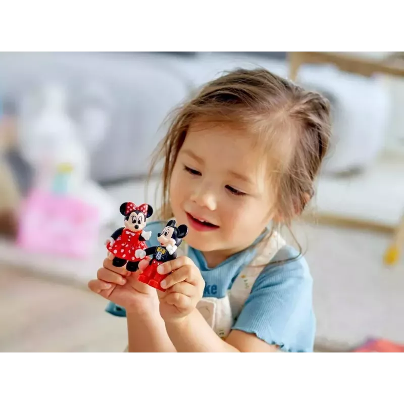LEGO DUPLO Set 10941 Cumpleaños de Mickey y Minnie – figuras DUPLO, 22 piezas, para niños a partir de 2 años