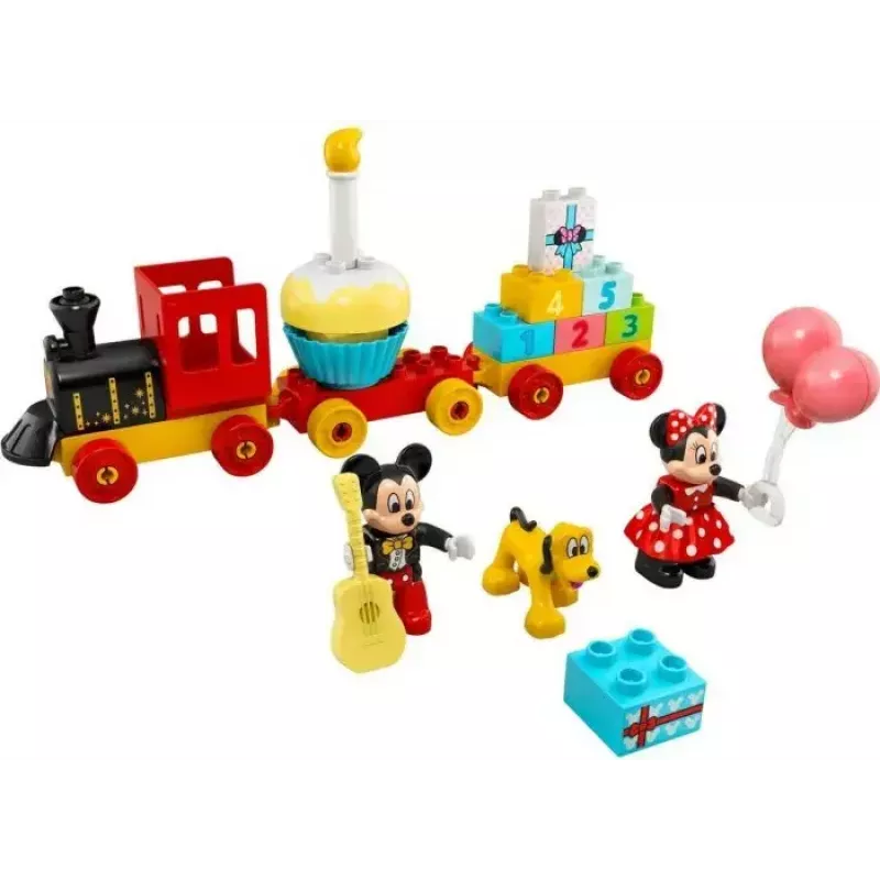 LEGO DUPLO Set 10941 Cumpleaños de Mickey y Minnie – figuras DUPLO, 22 piezas, para niños a partir de 2 años