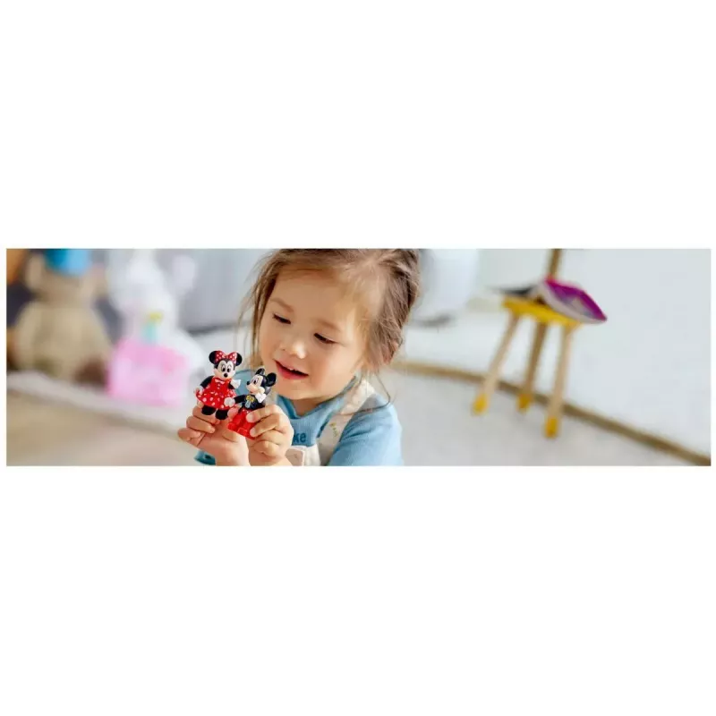 LEGO DUPLO Set 10941 Cumpleaños de Mickey y Minnie – figuras DUPLO, 22 piezas, para niños a partir de 2 años