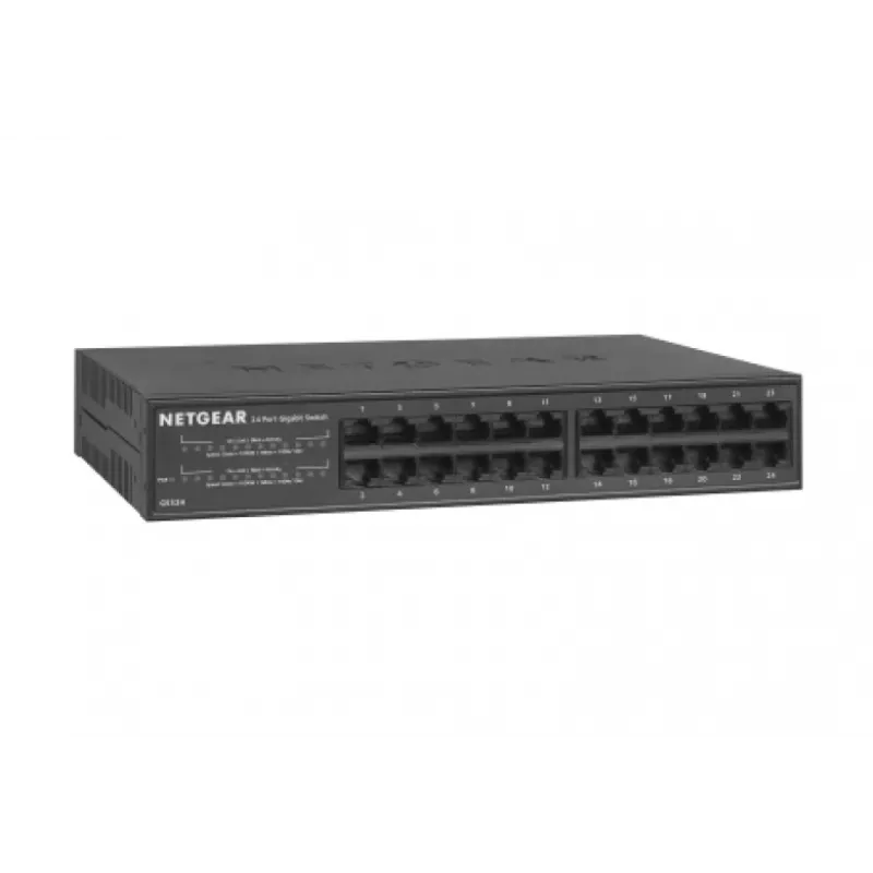 NETGEAR GS324 Switch Ethernet Gigabit no gestionado (10/100/1000) Negro