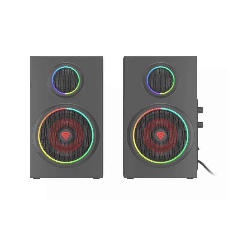 GENESIS Helium 300 BT Altavoces 24 W PC/Portátil Negro 2.0 Canales 2 Vías Bluetooth