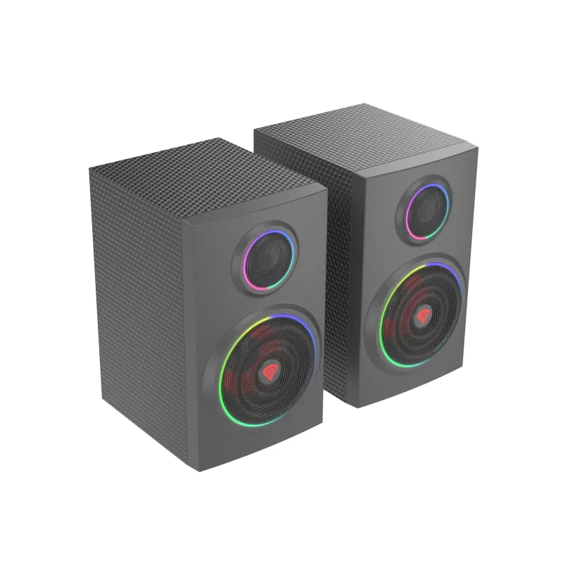 GENESIS Helium 300 BT Altavoces 24 W PC/Portátil Negro 2.0 Canales 2 Vías Bluetooth