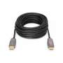 DIGITUS Cable de conexión híbrido de fibra HDMI AOC, Type-A macho/macho, 10 m, UHD 8K@60Hz, CE, negro