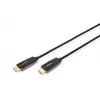 DIGITUS Cable de conexión híbrido de fibra HDMI AOC, Type-A macho/macho, 10 m, UHD 8K@60Hz, CE, negro