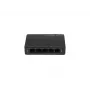 Switch de red no gestionado LANBERG DSP3-1005-60W, 5x Gigabit RJ-45, 4x PoE+ (60 W total), 10 Gbit/s conmutación