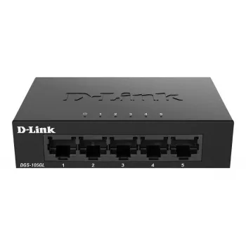 D-Link DGS-105GL/E Switch de red no gestionado Gigabit Ethernet (10/100/1000) Negro