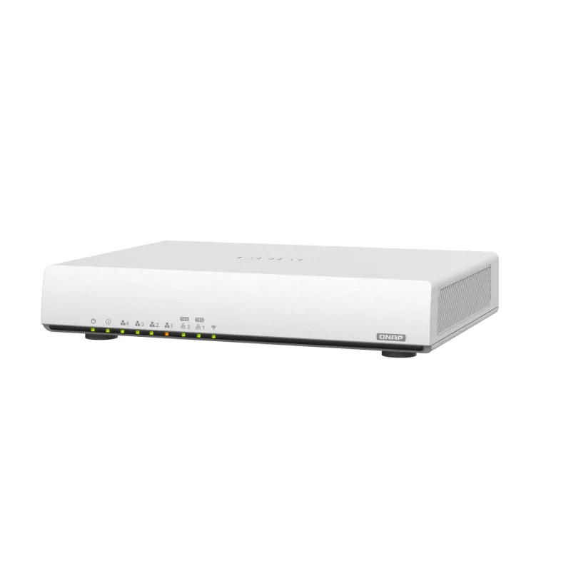 QNAP QHora-301W Router inalámbrico 10 Gigabit Ethernet Doble banda (2,4 GHz / 5 GHz) Blanco