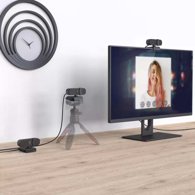 Webcam Hama C-400 2 MP 1920 x 1080 píxeles USB 2.0 negra