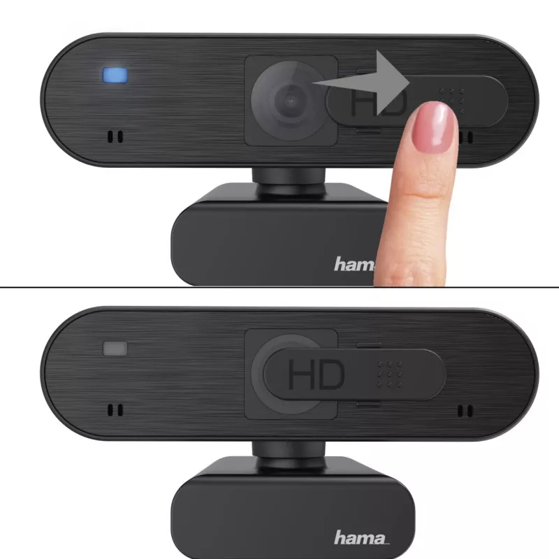 Webcam Hama C-600 Pro 2 MP 1920 x 1080 píxeles USB 2.0 negra