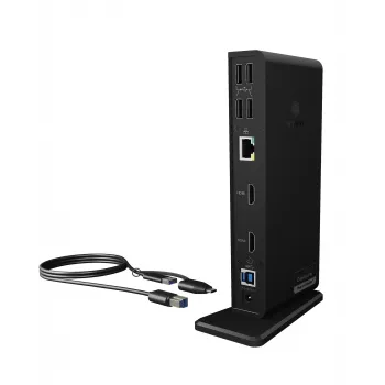 ICY BOX IB-DK2251AC cableado USB 3.2 Gen 2 (3.1 Gen 2) Type-A negro
