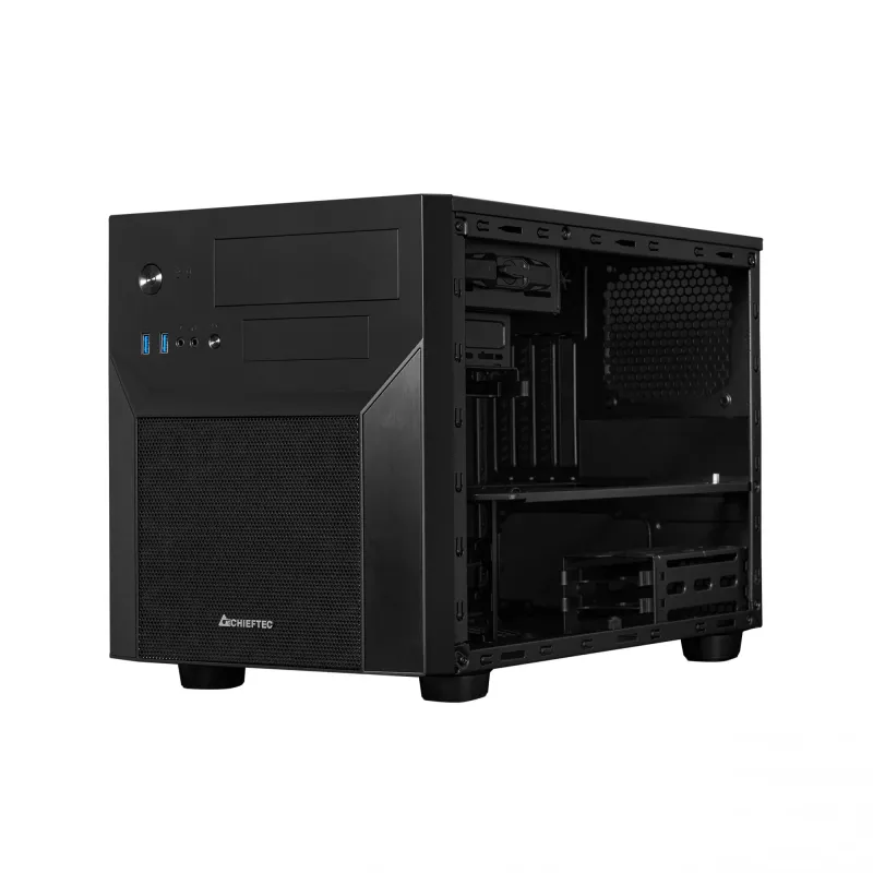 Caja de ordenador Chieftec CI-02B-OP cubo negro