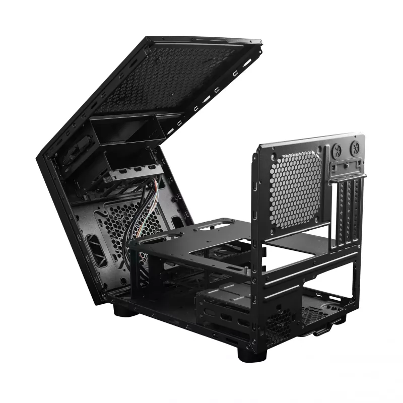 Caja de ordenador Chieftec CI-02B-OP cubo negro