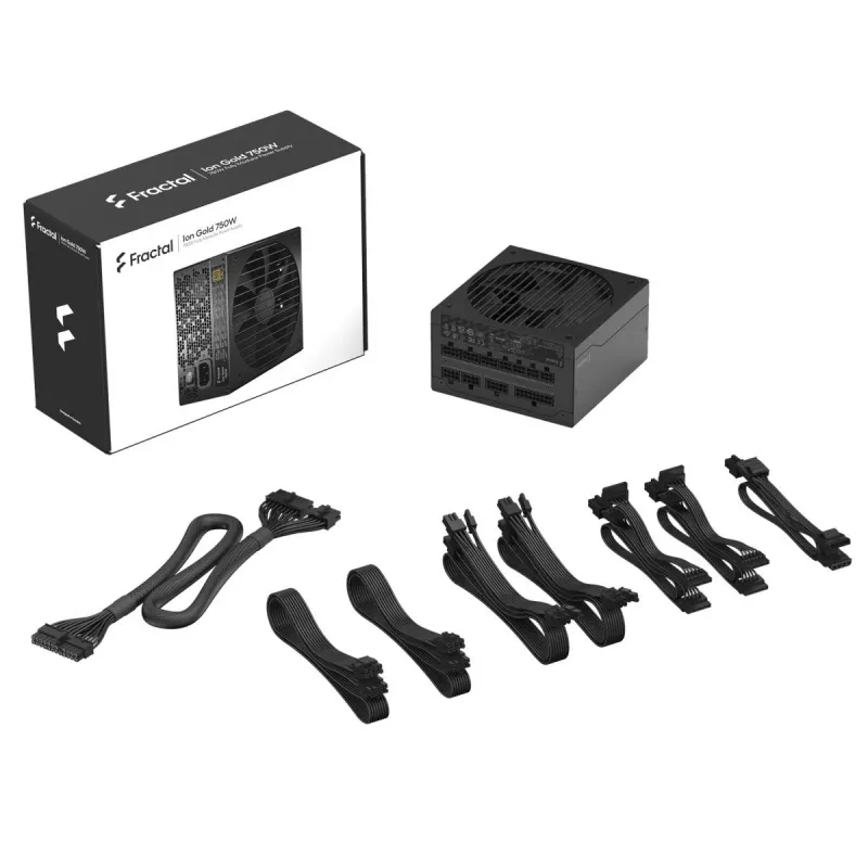 Fuente de alimentación Fractal Design Ion+ 750W Gold 24-pin ATX ATX negra