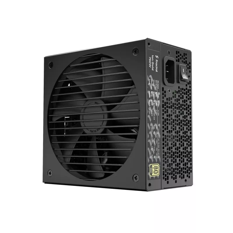 Fuente de alimentación Fractal Design Ion+ 750W Gold 24-pin ATX ATX negra