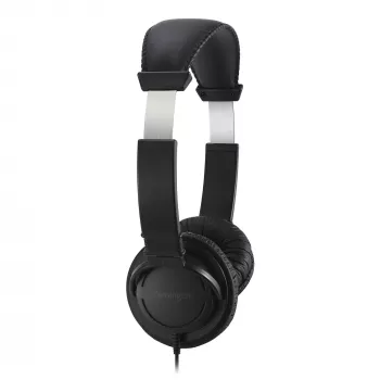 Auriculares con micrófono Kensington Classic USB-C, con cable, llamadas/música, auriculares, Negro