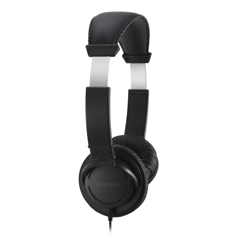 Auriculares con micrófono Kensington Classic USB-C, con cable, llamadas/música, auriculares, Negro