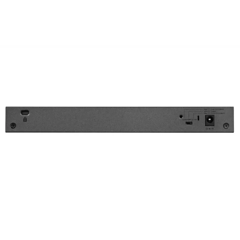 NETGEAR GS108LP Switch Gigabit Ethernet (10/100/1000) no gestionado Power over Ethernet (PoE) 1U Negro, Gris