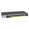 NETGEAR GS108LP Switch Gigabit Ethernet (10/100/1000) no gestionado Power over Ethernet (PoE) 1U Negro, Gris