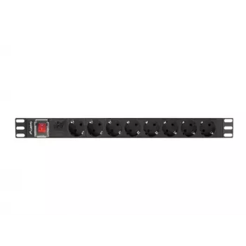 Unidad de distribución de corriente PDU Lanberg PDU-08F-0200-BK