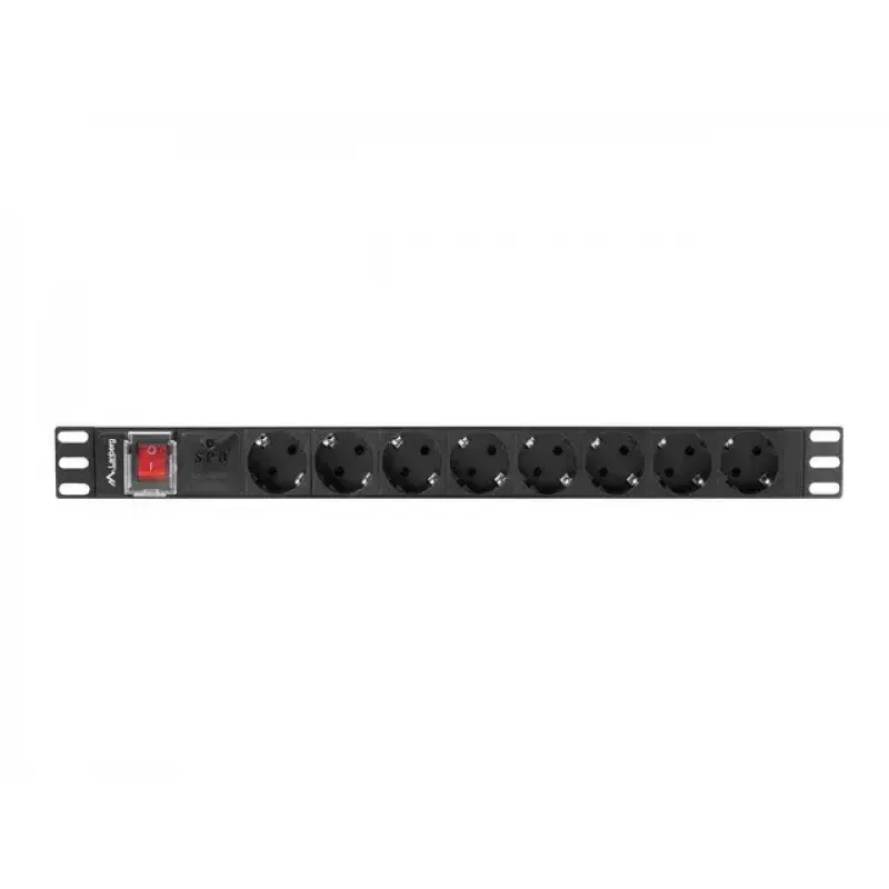 Unidad de distribución de corriente PDU Lanberg PDU-08F-0200-BK