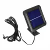 Foco LED solar exterior MACLEAN MCE438, 5 W, 400 lm, IP44, Li-Ion 5,2 V, montaje en pared, luz blanca, negro