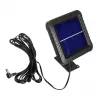 Foco LED solar exterior MACLEAN MCE438, 5 W, 400 lm, IP44, Li-Ion 5,2 V, montaje en pared, luz blanca, negro