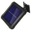 Foco LED solar exterior MACLEAN MCE438, 5 W, 400 lm, IP44, Li-Ion 5,2 V, montaje en pared, luz blanca, negro