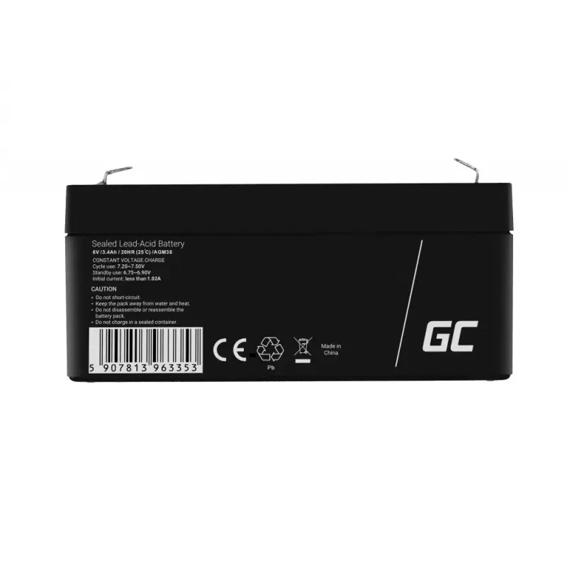 Batería para SAI de plomo-ácido sellado Green Cell AGM38