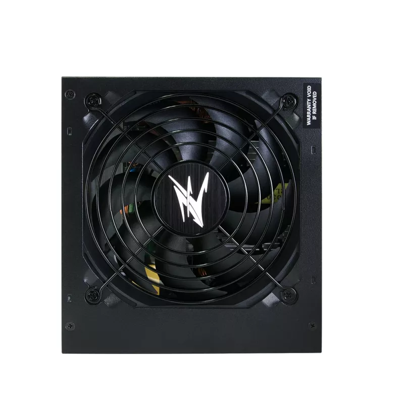 Zalman ZM500-TXII V2 MegaMax fuente de alimentación para PC 500 W, 80 PLUS Standard EU, PFC activo, ATX de 20+4 pines, ventilador de 12 cm, negra