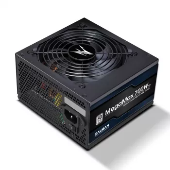 Fuente de alimentación Zalman ZM700-TXII V2 MegaMax 80PLUS 230V EU STANDARD certificada de alta eficiencia PCI-E 700 W 20+4 pines ATX ATX