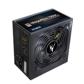Fuente de alimentación Zalman ZM700-TXII V2 MegaMax 80PLUS 230V EU STANDARD certificada de alta eficiencia PCI-E 700 W 20+4 pines ATX ATX