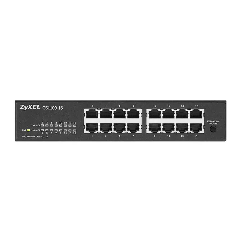 Zyxel GS1100-16 Gigabit Ethernet no gestionado (10/100/1000)