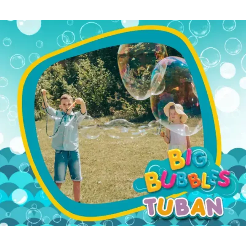 Set de pompas de jabón Tuban MEGA SET FOR BIG BUBBLES edad recomendada 3 años