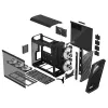 Caja torre para PC Fractal Design Torrent Tower negra – compatible con ATX/EATX/ITX, 2 ventiladores frontales de 180 mm, 2 bahías de 3,5 inch, 4 bahías de 2,5 inch, cristal templado