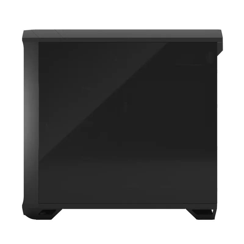 Caja torre para PC Fractal Design Torrent Tower negra – compatible con ATX/EATX/ITX, 2 ventiladores frontales de 180 mm, 2 bahías de 3,5 inch, 4 bahías de 2,5 inch, cristal templado