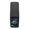 Caja torre para PC Fractal Design Torrent Tower negra – compatible con ATX/EATX/ITX, 2 ventiladores frontales de 180 mm, 2 bahías de 3,5 inch, 4 bahías de 2,5 inch, cristal templado