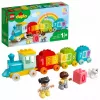 LEGO DUPLO Tren de los números 10954 – tren didáctico con vagones numerados para contar y clasificar