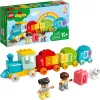 LEGO DUPLO Tren de los números 10954 – tren didáctico con vagones numerados para contar y clasificar