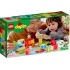 LEGO DUPLO Tren de los números 10954 – tren didáctico con vagones numerados para contar y clasificar