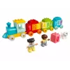 LEGO DUPLO Tren de los números 10954 – tren didáctico con vagones numerados para contar y clasificar