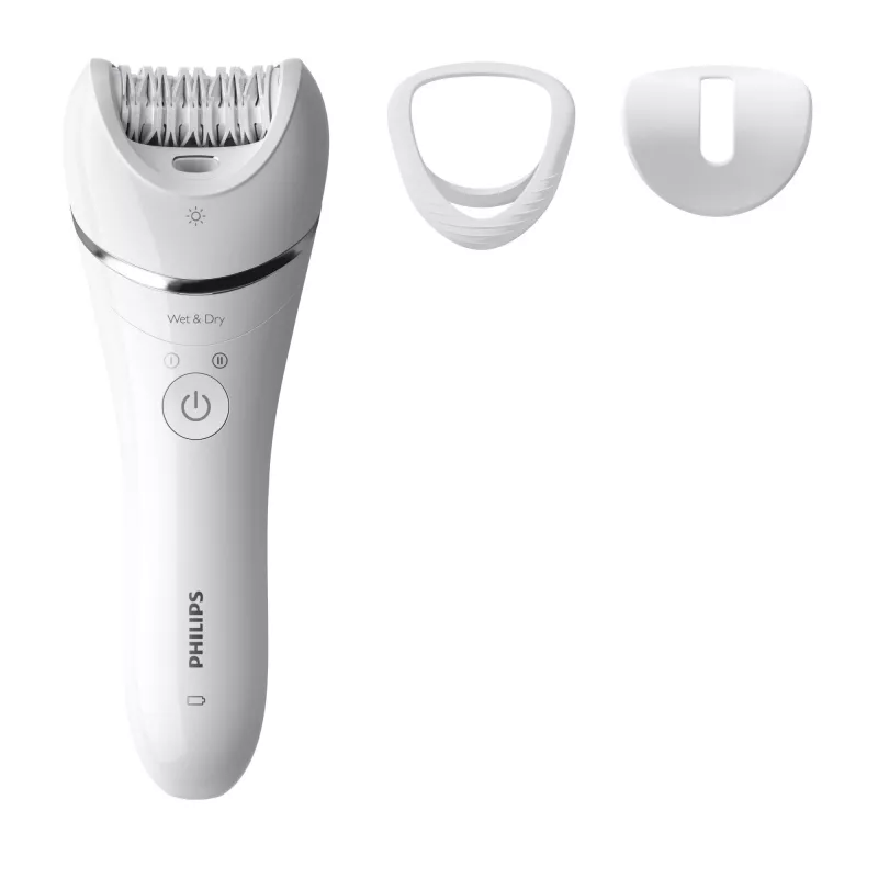 Depiladora Philips BRE700/00, 32 pinzas, húmedo y seco, inalámbrica, 40 min. de autonomía, 2 velocidades, lavable
