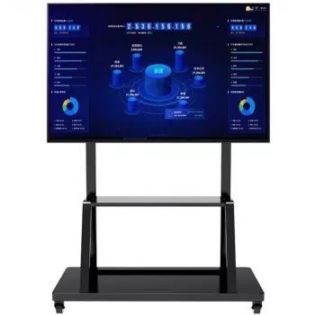 Soporte de suelo para pantalla plana portátil TECHLY Signage Display Mount ICA-TR30 — para pantallas de 55 a 100