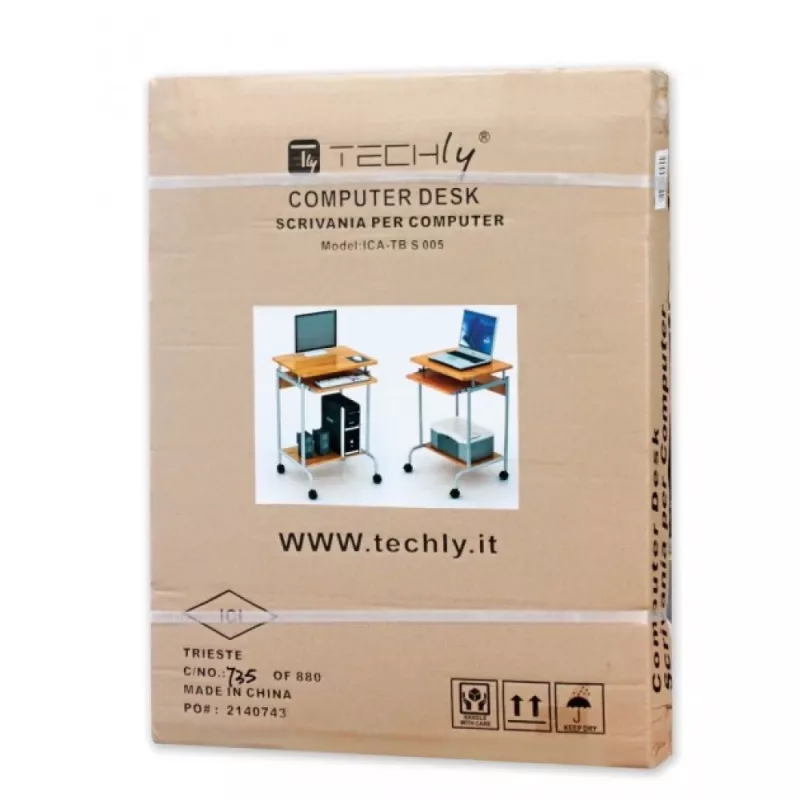 Mesa de ordenador Techly ICA-TB S005W blanca