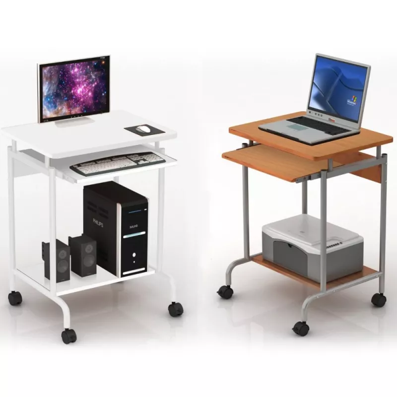 Mesa de ordenador Techly ICA-TB S005W blanca