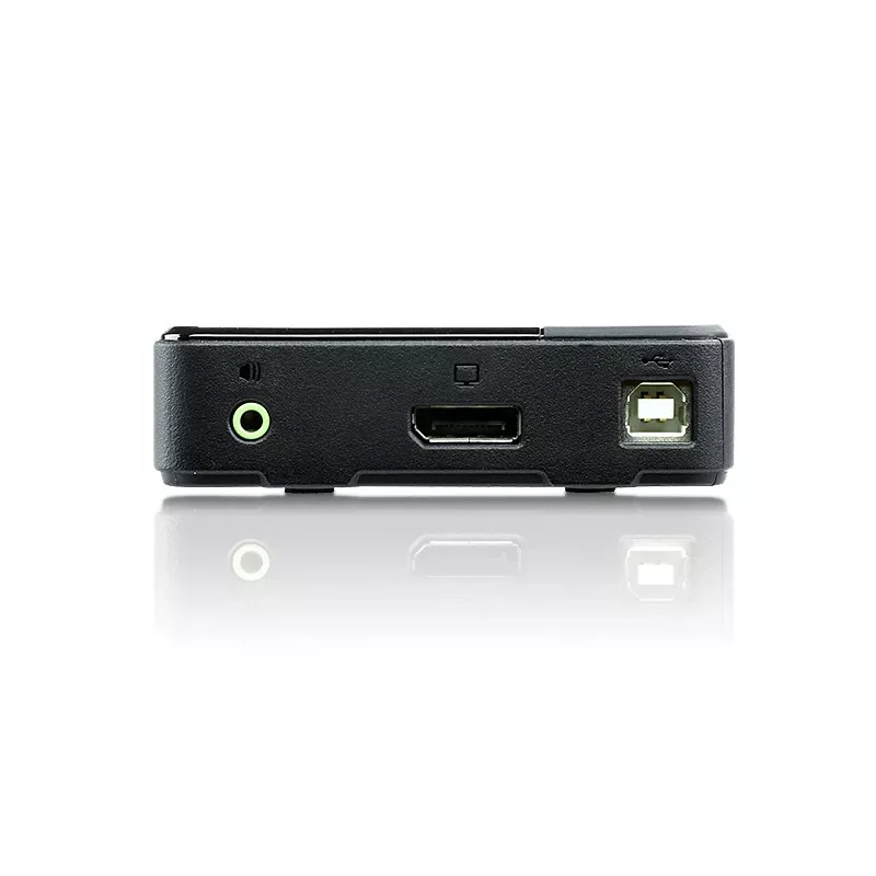 Switch KVM ATEN 2 puertos USB 4K DisplayPort 1.2 (cable KVM incluido)